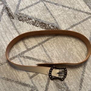 Just Cavalli  Leather Belt with Ornate Buckle